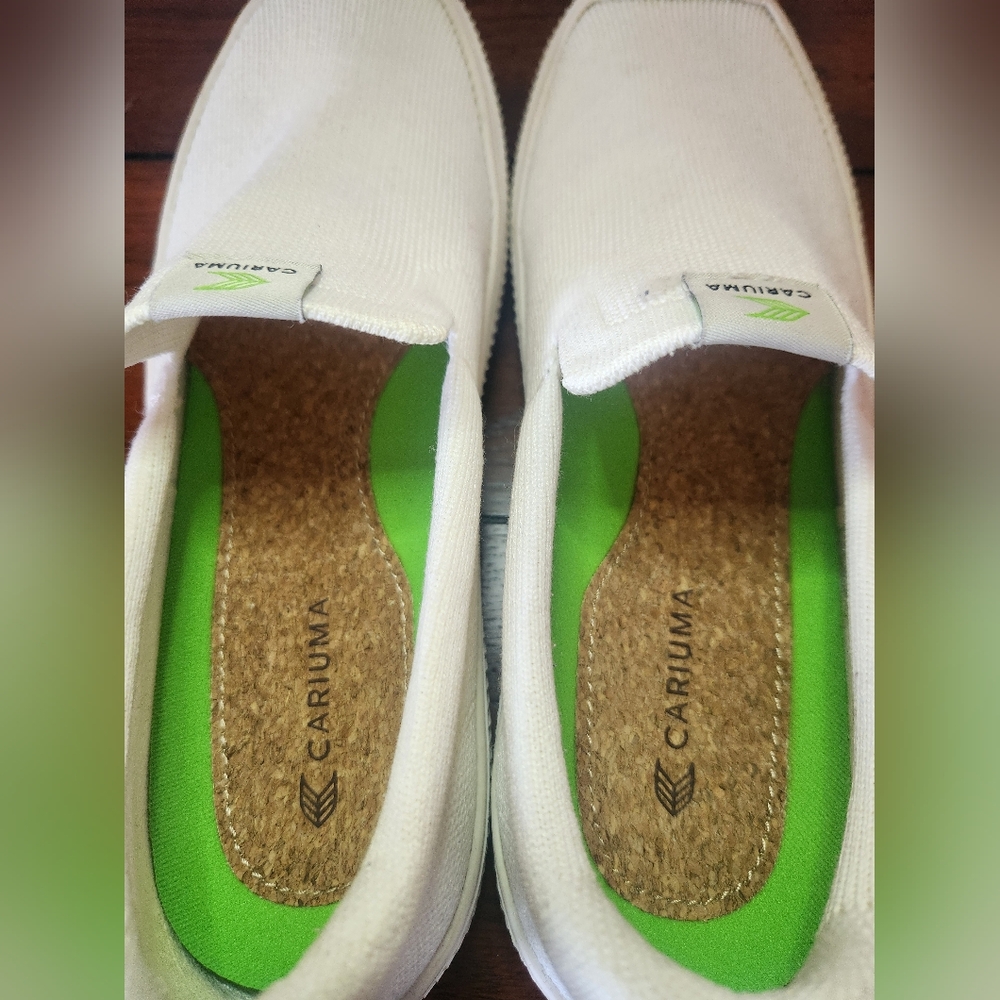 Cariuma White Slip-On Sneakers - Picture 5 of 11